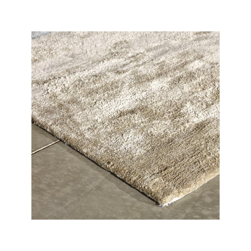 Tapis de salon en viscose Sahara multicolores pastels par Angelo