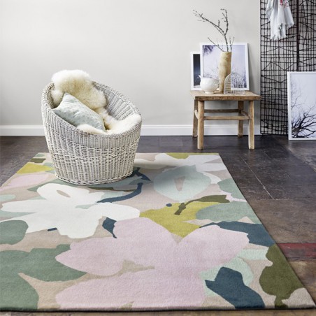 Tapis moderne en laine Bloom taupe par Esprit Home Tapis moderne en laine Bloom taupe par Esprit Home