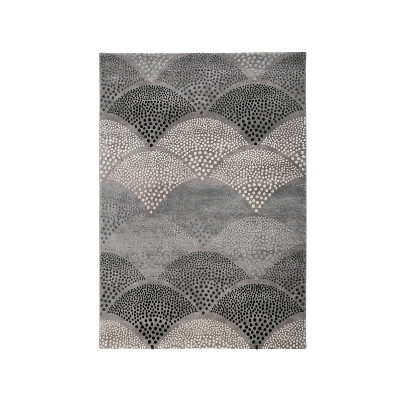 Tapis de salon moderne Chimera Bleu pétrole par Esprit Home