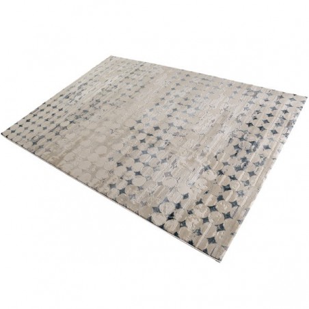 Tapis de salon design Spots Bleu Pétrole par Esprit Home Tapis de salon design Spots Bleu Pétrole par Esprit Home