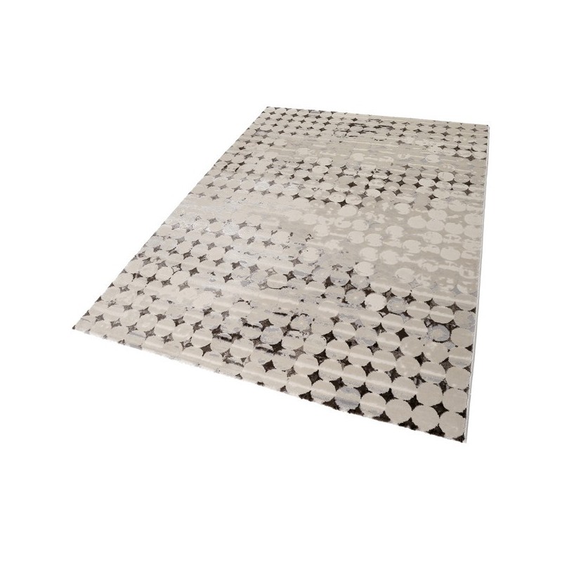 Tapis de salon design Spots Taupe par Esprit Home