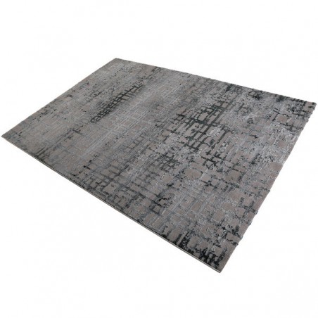 Tapis moderne Velvet Grid Bleu pétrole par Esprit Home Tapis moderne Velvet Grid Bleu pétrole par Esprit Home