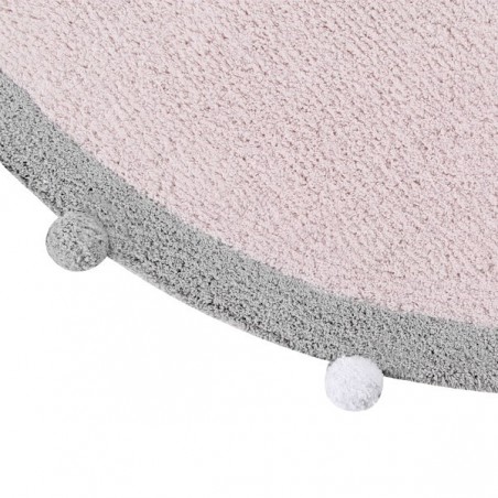 Tapis enfant rond Bubbly Rose par Lorena Canals Tapis enfant rond Bubbly Rose par Lorena Canals