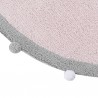 Tapis enfant rond Bubbly Rose par Lorena Canals Tapis enfant rond Bubbly Rose par Lorena Canals