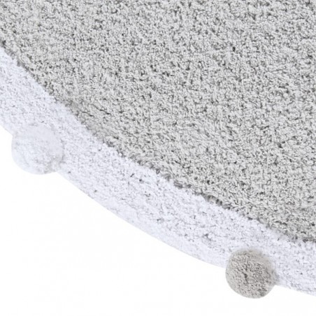 Tapis enfant rond Bubbly Gris par Lorena Canals Tapis enfant rond Bubbly Gris par Lorena Canals