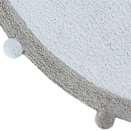 Tapis enfant rond Bubbly Bleu par Lorena Canals Tapis enfant rond Bubbly Bleu par Lorena Canals
