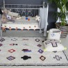 Tapis en coton à motifs berbères Naador par Lorena Canals Tapis en coton à motifs berbères Naador par Lorena Canals