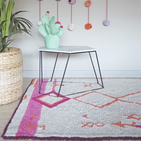 Tapis en coton à motifs berbères Saffi par Lorena Canals Tapis en coton à motifs berbères Saffi par Lorena Canals