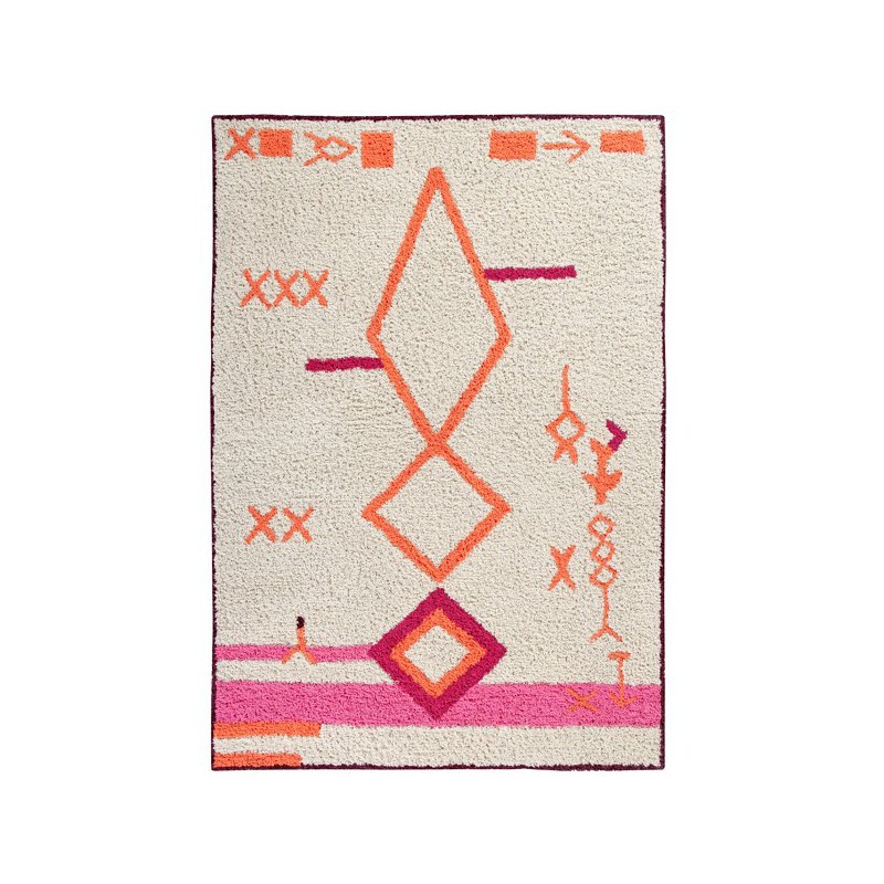 Tapis en Coton à motifs Berbères Saffi - LORENA CANALS