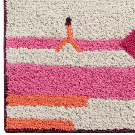 Tapis en coton à motifs berbères Saffi par Lorena Canals Tapis en coton à motifs berbères Saffi par Lorena Canals