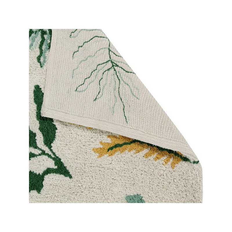 Tapis moderne en coton Botanic par Lorena Canals