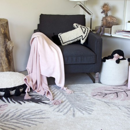 Tapis lavable en machine Tropical Rose par Lorena Canals Tapis lavable en machine Tropical Rose par Lorena Canals