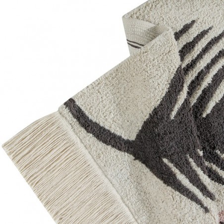 Tapis lavable en machine Tropical Rose par Lorena Canals Tapis lavable en machine Tropical Rose par Lorena Canals