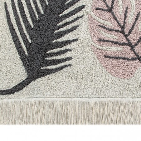 Tapis lavable en machine Tropical Rose par Lorena Canals Tapis lavable en machine Tropical Rose par Lorena Canals