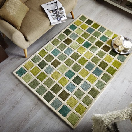 Tapis contemporain vert Campari par Flair Rugs Tapis contemporain vert Campari par Flair Rugs
