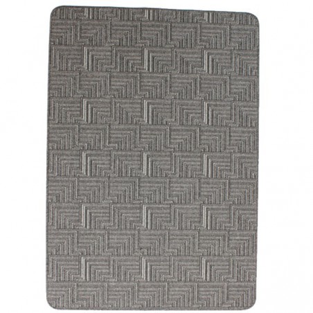 Tapis Design Lavable en Machine Pinnacle Gris Charbon 67 x 100 cm