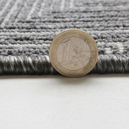 Tapis design lavable en machine Pinnacle Gris Charbon par Flair Rugs Tapis design lavable en machine Pinnacle Gris Charbon par Flair Rugs