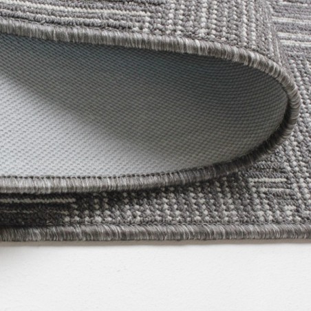 Tapis design lavable en machine Pinnacle Gris Charbon par Flair Rugs Tapis design lavable en machine Pinnacle Gris Charbon par Flair Rugs