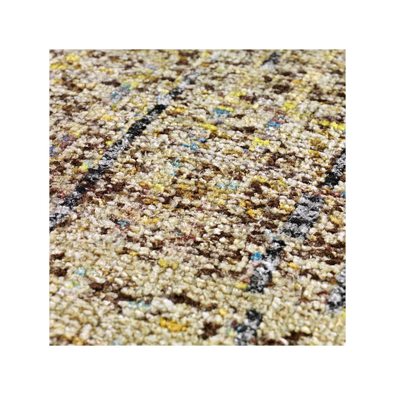 Tapis de luxe Resonance Multicolore Ecru par Arte Espina