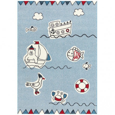 Tapis enfant à motifs Bateau par Arte Espina Tapis enfant à motifs Bateau par Arte Espina