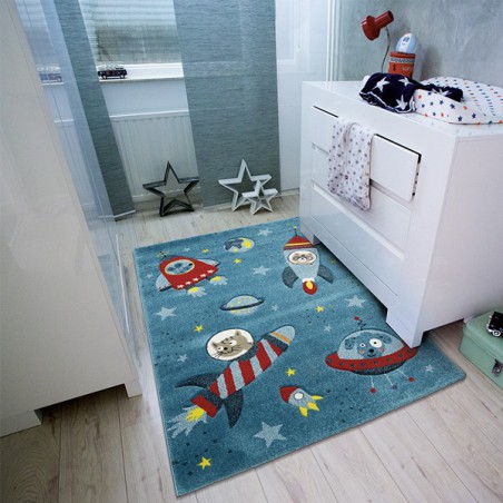 Tapis enfant à motifs Fusée par Arte Espina Tapis enfant à motifs Fusée par Arte Espina