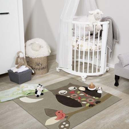 Tapis Enfant Carre Chouette Par Arte Espina