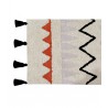 Tapis lavable en machine Azteca Terracotta par Lorena Canals Tapis lavable en machine Azteca Terracotta par Lorena Canals