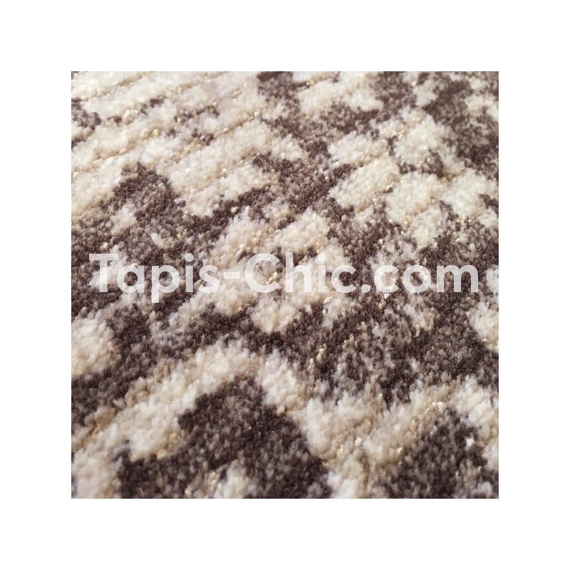 Tapis de salon Patina vintage marron par Tapis Chic collection