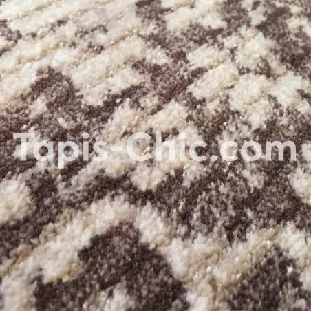 Tapis de salon Patina vintage marron par Tapis Chic collection Tapis de salon Patina vintage marron par Tapis Chic collection