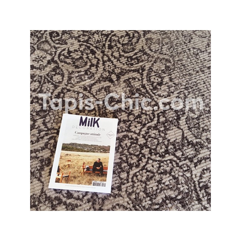 Tapis de salon Patina vintage marron par Tapis Chic collection