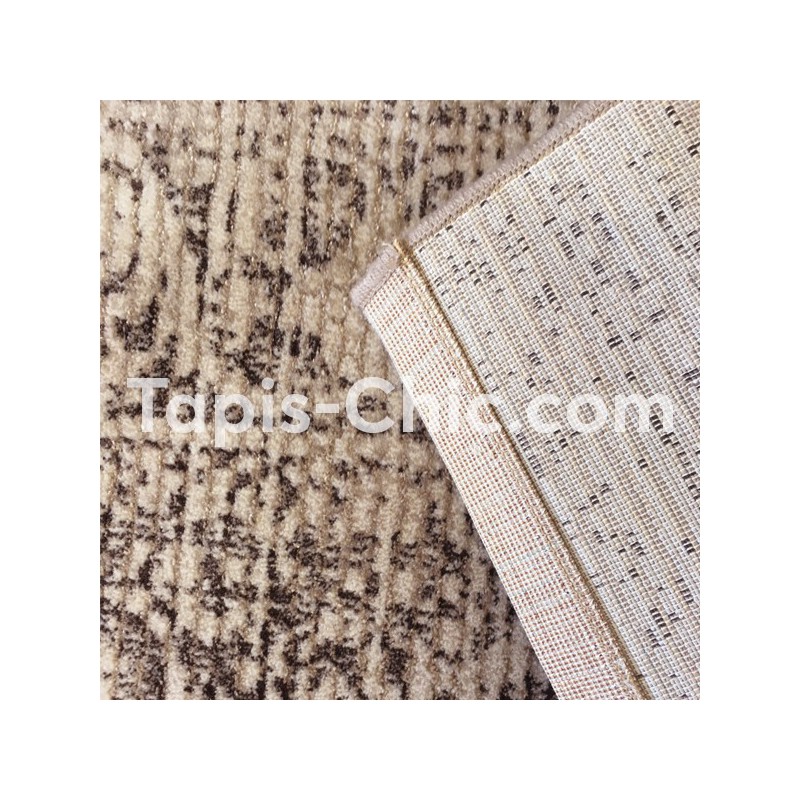 Tapis de salon Patina vintage marron par Tapis Chic collection