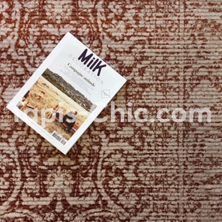 Tapis de salon Patina vintage rouille par Tapis Chic collection Tapis de salon Patina vintage rouille par Tapis Chic collection