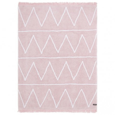 Tapis Rose pour enfant Hippy par Lorena Canals Tapis Rose pour enfant Hippy par Lorena Canals