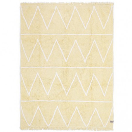 Tapis enfant Hippy Jaune par Lorena Canals Tapis enfant Hippy Jaune par Lorena Canals