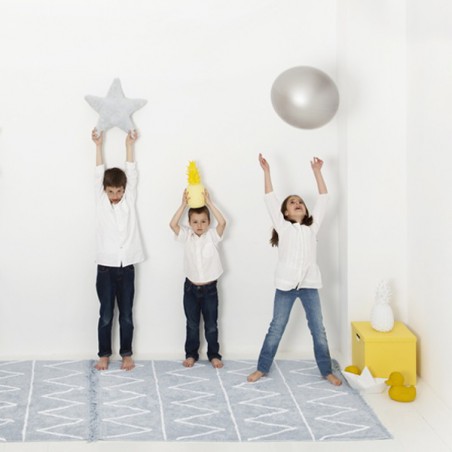 Tapis enfant Hippy Bleu par Lorena Canals Tapis enfant Hippy Bleu par Lorena Canals