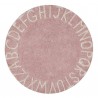 Tapis enfant Round ABC Rose Nude par Lorena Canals Tapis enfant Round ABC Rose Nude par Lorena Canals