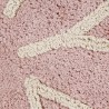 Tapis enfant Round ABC Rose Nude par Lorena Canals Tapis enfant Round ABC Rose Nude par Lorena Canals