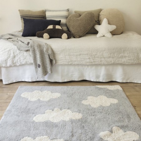 Tapis enfant Clouds Gris par Lorena Canals Tapis enfant Clouds Gris par Lorena Canals
