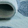 Tapis de Salle de Bain Turquoise Yoga par Esprit Home Tapis de Salle de Bain Turquoise Yoga par Esprit Home