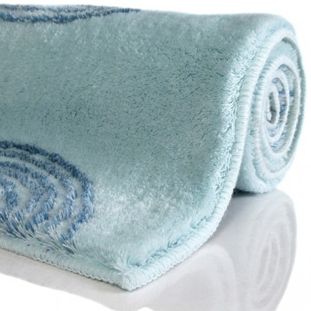 Tapis de Salle de Bain Turquoise Yoga par Esprit Home Tapis de Salle de Bain Turquoise Yoga par Esprit Home