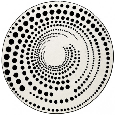 Tapis moderne Eddy Blanc et Noir par Esprit Home Tapis moderne Eddy Blanc et Noir par Esprit Home