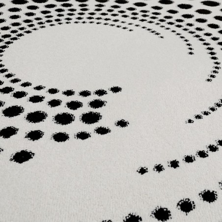 Tapis moderne Eddy Blanc et Noir par Esprit Home Tapis moderne Eddy Blanc et Noir par Esprit Home
