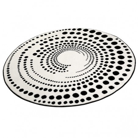 Tapis moderne Eddy Blanc et Noir par Esprit Home Tapis moderne Eddy Blanc et Noir par Esprit Home