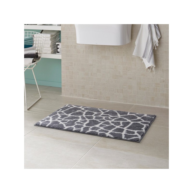 Tapis de salle de bain Mauritius Girafe Noir par Tapis Chic Collection