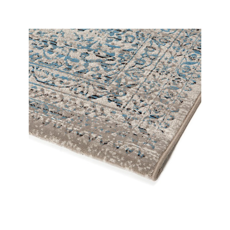Tapis de salon Patina bleu par Tapis Chic collection