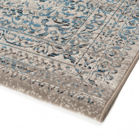 Tapis de salon Patina bleu par Tapis Chic collection
