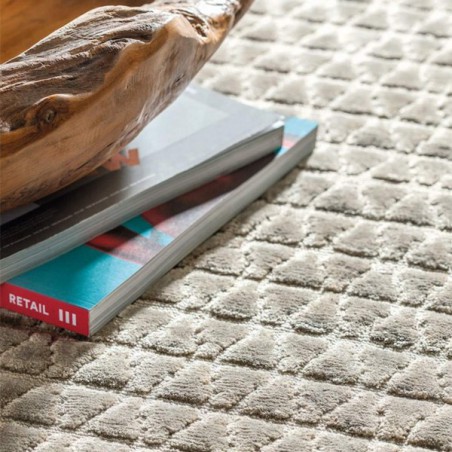 Tapis de salon Design Reflect taupe par Ligne Pure Tapis de salon Design Reflect taupe par Ligne Pure