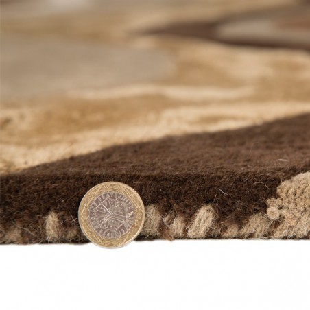 Tapis Design Saria Marron par Flair Rugs Tapis Design Saria Marron par Flair Rugs