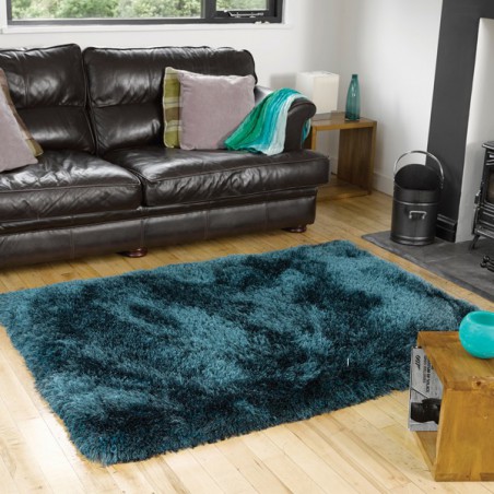 Tapis Design Pearl Bleu canard par Flair Rugs Tapis Design Pearl Bleu canard par Flair Rugs