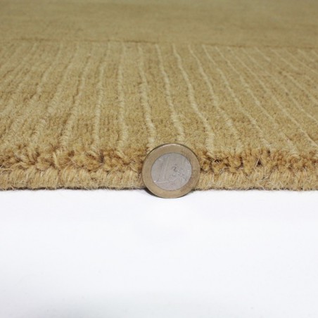 Tapis laine marron uni Sienna ochre par Flair Rugs Tapis laine marron uni Sienna ochre par Flair Rugs